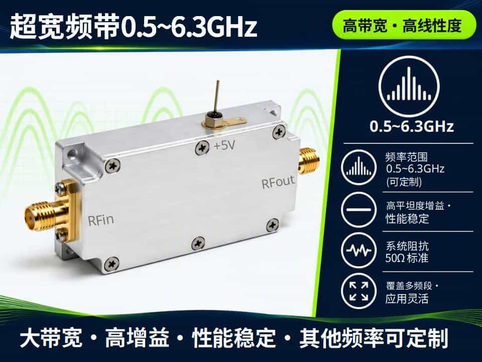 低噪声高增益射频放大器-10张商品介绍图(午夜蓝青柠绿风350x270)_02.jpg